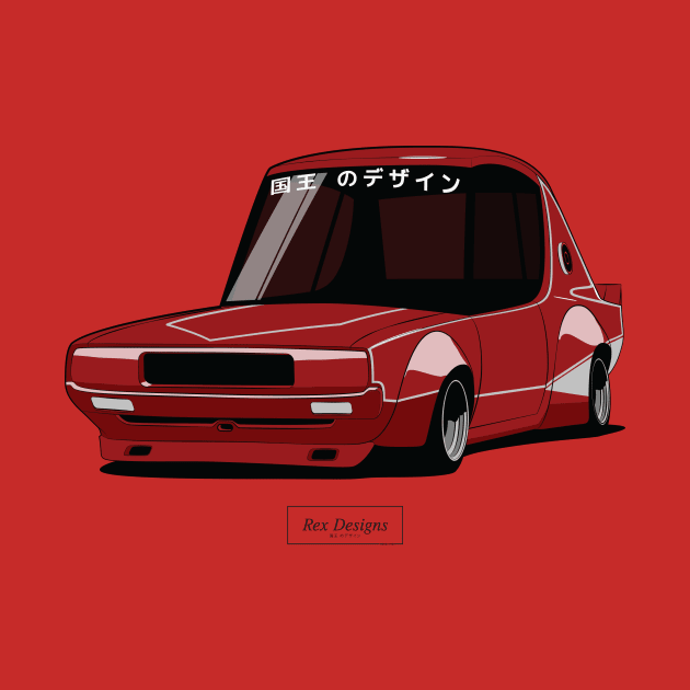 Nissan Skyline Kenmeri Bosozoku by RexDesignsAus