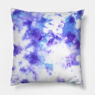 Purple Tie-Dye Spots Pillow