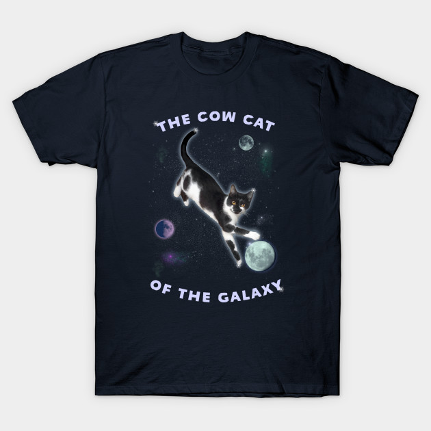 Funny Galaxy Cat Cow Cat Of The Galaxy Cow Cat And Moon