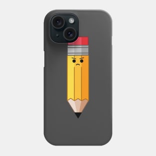 Angry Pencil Phone Case