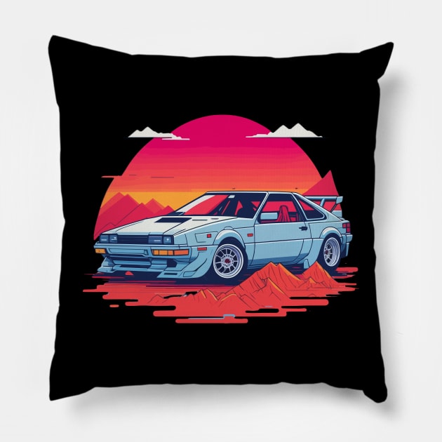 Toyota AE86 Pillow by remixer2020