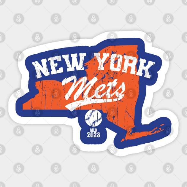 New York Baseball - 2023 Season - New York Mets - Sticker