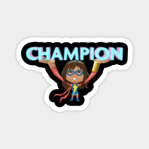 Champion Leader Magnet by Creative Wiz