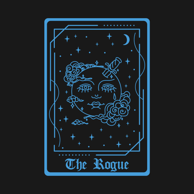 D&D Rogue Class Tarot Card by Sunburst