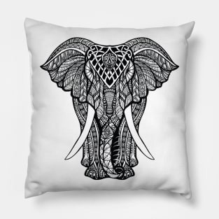 Elephant - Indian Elephant Decorative Pillow