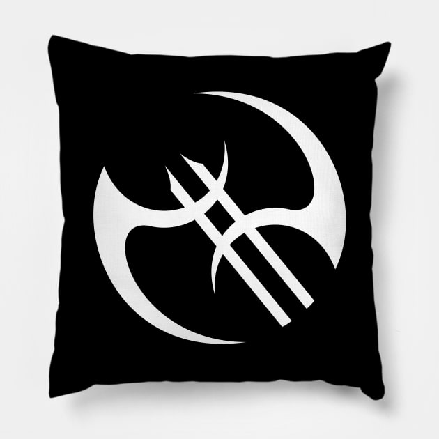 XX Chromosomes Labrys Symbol Pillow by SapphicReality