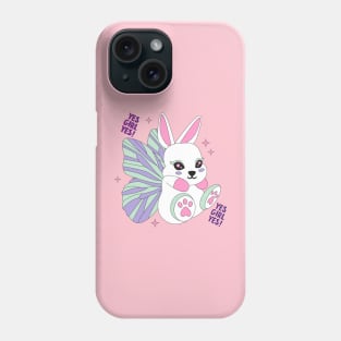 Yes Girl Yes Bunny Fairy Sparkle Phone Case