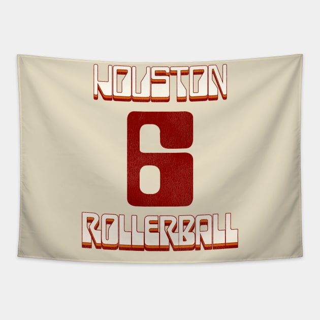 Houston Rollerball Tapestry by darklordpug