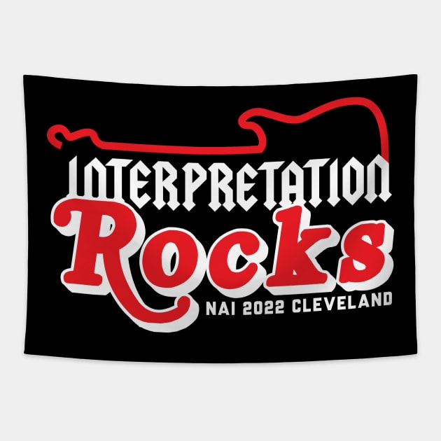 Interpretation Rocks Conference Tee Tapestry by pcaputo@interpnet.com