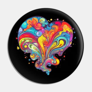 Psychedelic Love Pin