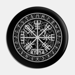 Vegvisir in Gray Pin