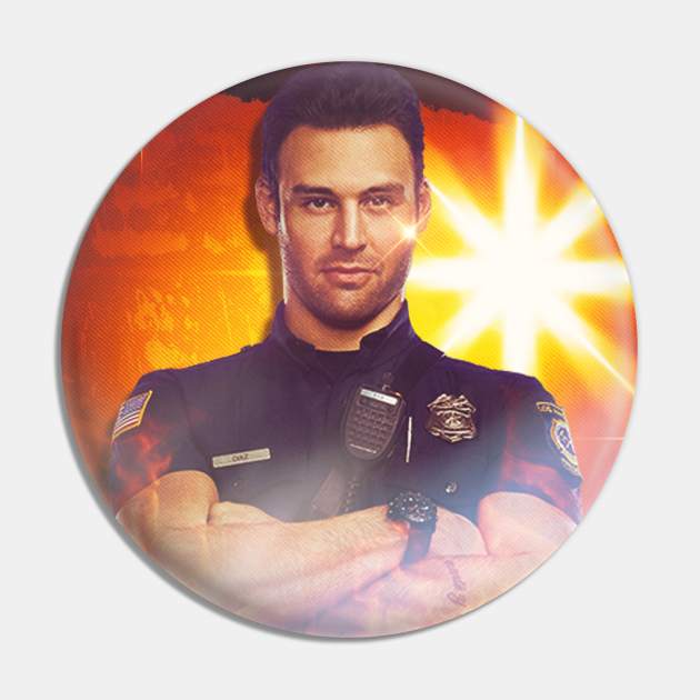 9-1-1: Eddie Diaz - Starburst Pin by vickytoriaq