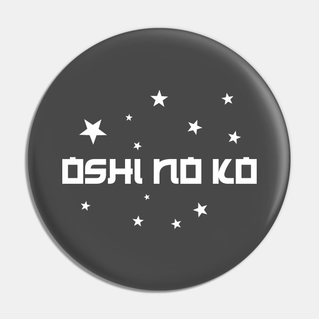 Oshi No Ko, white Pin by Perezzzoso