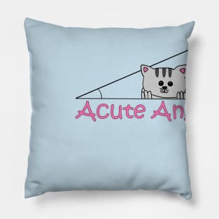 Acute Angle (cat) Pillow