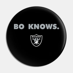 BO KNOWS RAIDER NATION! Pin