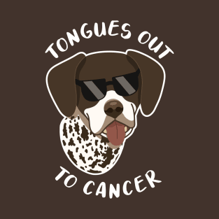 Wyatt - Tongues out to Cancer (dark version) T-Shirt