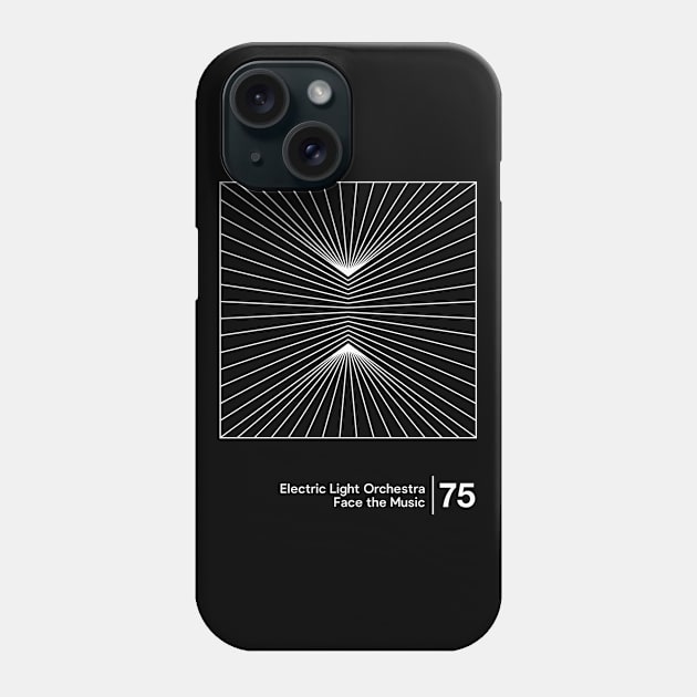 Face the Music - Minimalist Graphic Artwork Design Phone Case by saudade