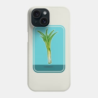 Leek vegetable plant Phone Case