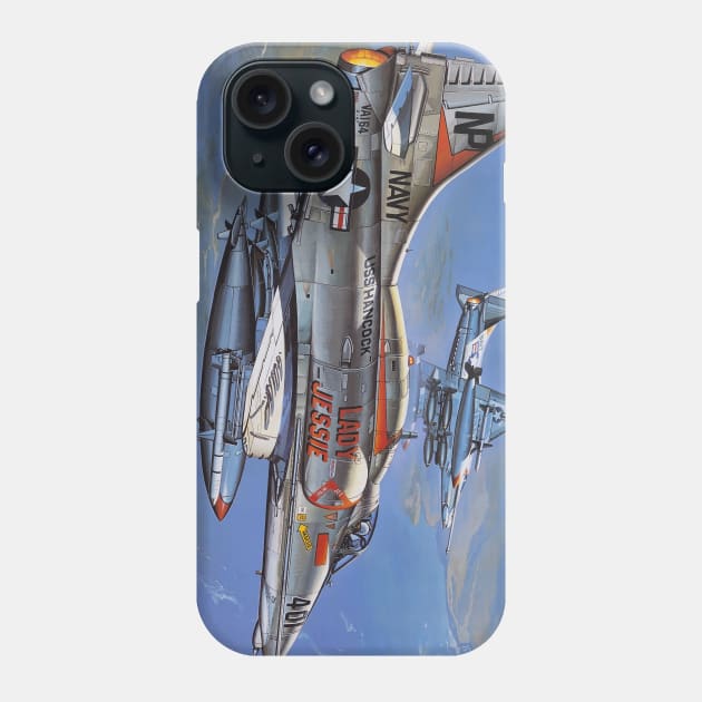 A4 SkyHawk Phone Case by Aircraft.Lover