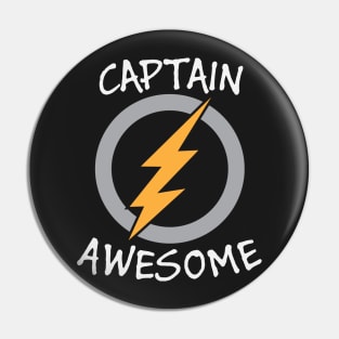 Captain Awesome Pin