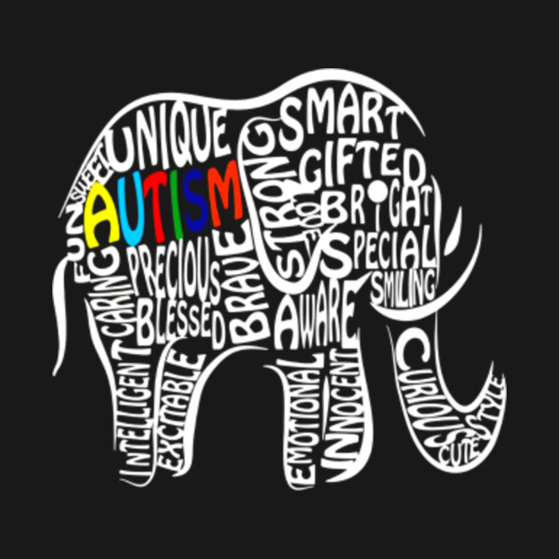 Autism Awareness Elephant T Shirt - Christmassanta - Phone Case | TeePublic