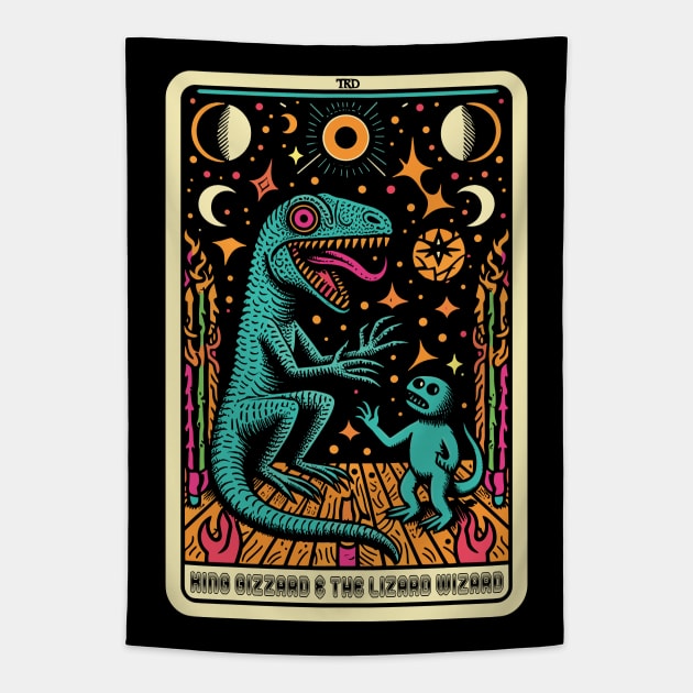 King Gizzard And The Lizard Wizard Tapestry by Trendsdk