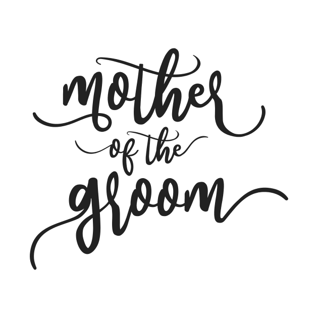 Simple Mother of the Groom Wedding Calligraphy by Jasmine Anderson