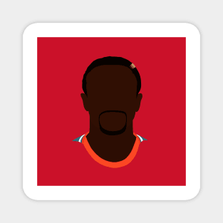 Sadio Mane Minimalistic Face Art Magnet