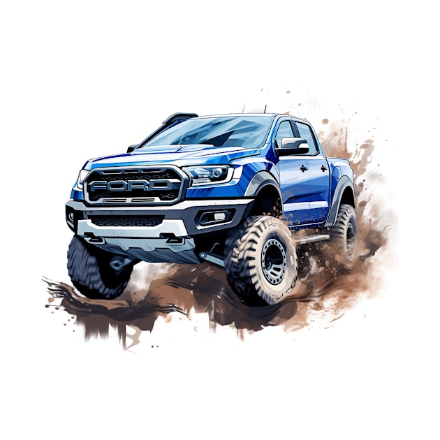 Ranger Raptor Off-road Blue by SynchroDesign