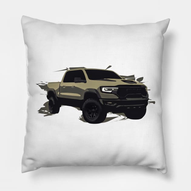 Trx pickup Pillow by mfz