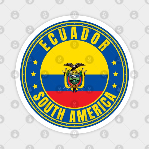 Ecuador Magnet by footballomatic