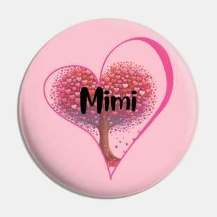 Heart shaped design for Mimi Pin