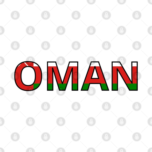 Drapeau Oman by Pixelforma