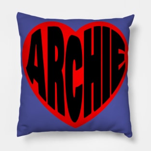 Archie in my Heart Pillow