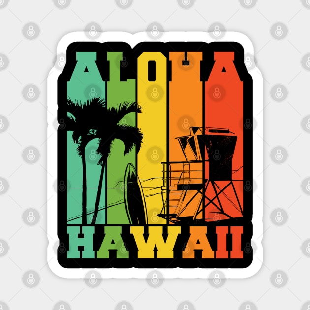 Aloha Hawaii Magnet by LR_Collections