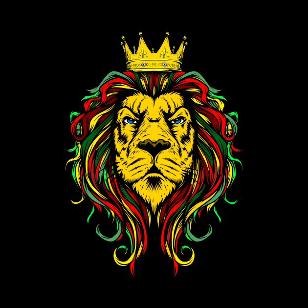 Reggae Rasta Lion by Buy Custom Things