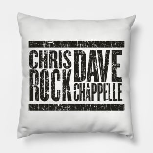 Cris Rock Dave Chappelle Black - VINTAGE RETRO STYLE Pillow