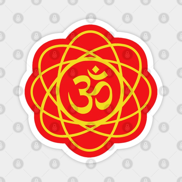 Om Symbol Aum sign Yoga Meditation Mantra Magnet by PlanetMonkey