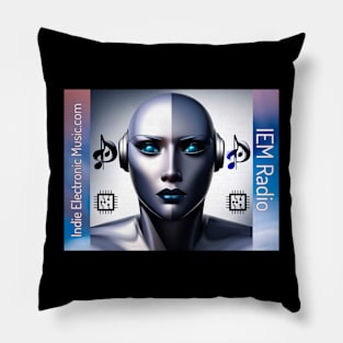 IEM Radio 2.0 Design Indie Electronic Music Pillow