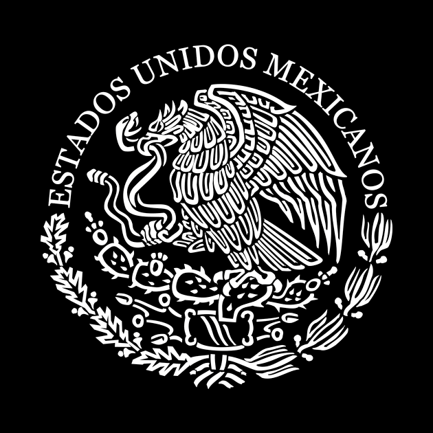 Mexican Eagle And Snake Mexico Coat Of Arms by Eyes4