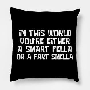 Smart Fella Or Fart Smella Pillow