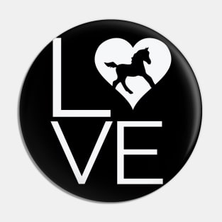 Love Mini Horses Pin