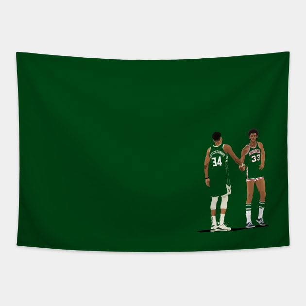 Bucks Past and Present Tapestry by dbl_drbbl