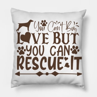 Dog rescuer gift Pillow