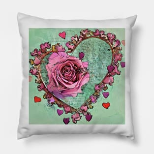 Heart letter Pillow