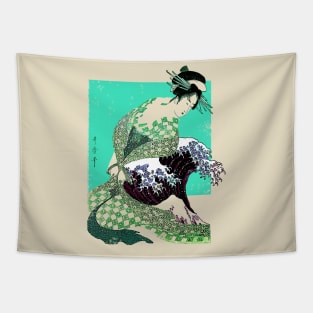 The great woman wave Tapestry