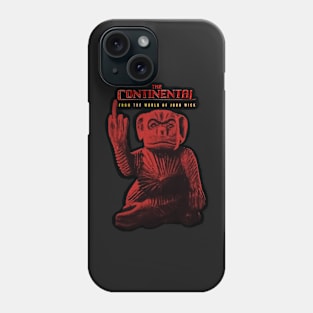 continental series john wick world graphic design illustration Phone Case