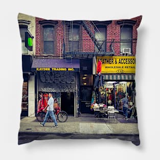 Orchard Street Shops Manhattan NYC Pillow