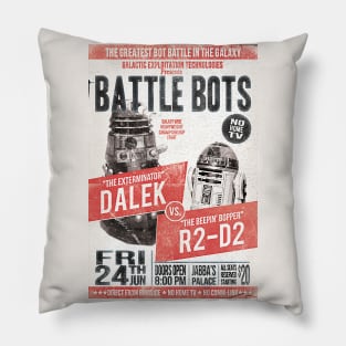 Battle of the Bots Pillow