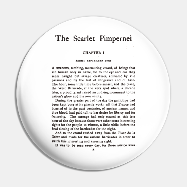 the scarlet pimpernel by baroness orczy